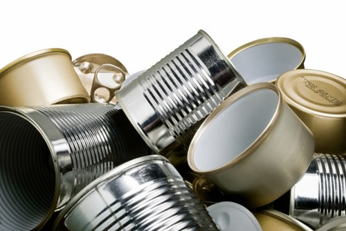 Electric delivery van arriving for an eco-friendly office clearance